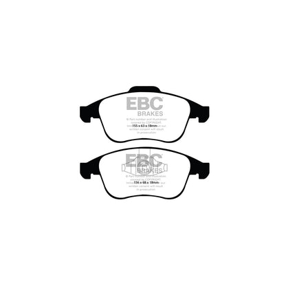 EBC DP21993 Renault Laguna 3 Greenstuff Front Brake Pads - ATE Caliper 2 | ML Performance UK Car Parts