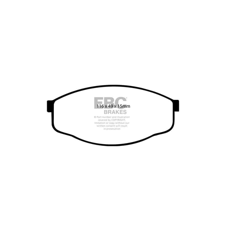 EBC PDKF1963 Toyota Cressida Ultimax Front Brake Pad & Plain Disc Kit 2 | ML Performance UK Car Parts