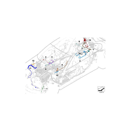 Genuine BMW 61137853644 G11 G12 Adapter Cable For Cool Box (Inc. 745eX, 740eX & 745e) | ML Performance UK Car Parts