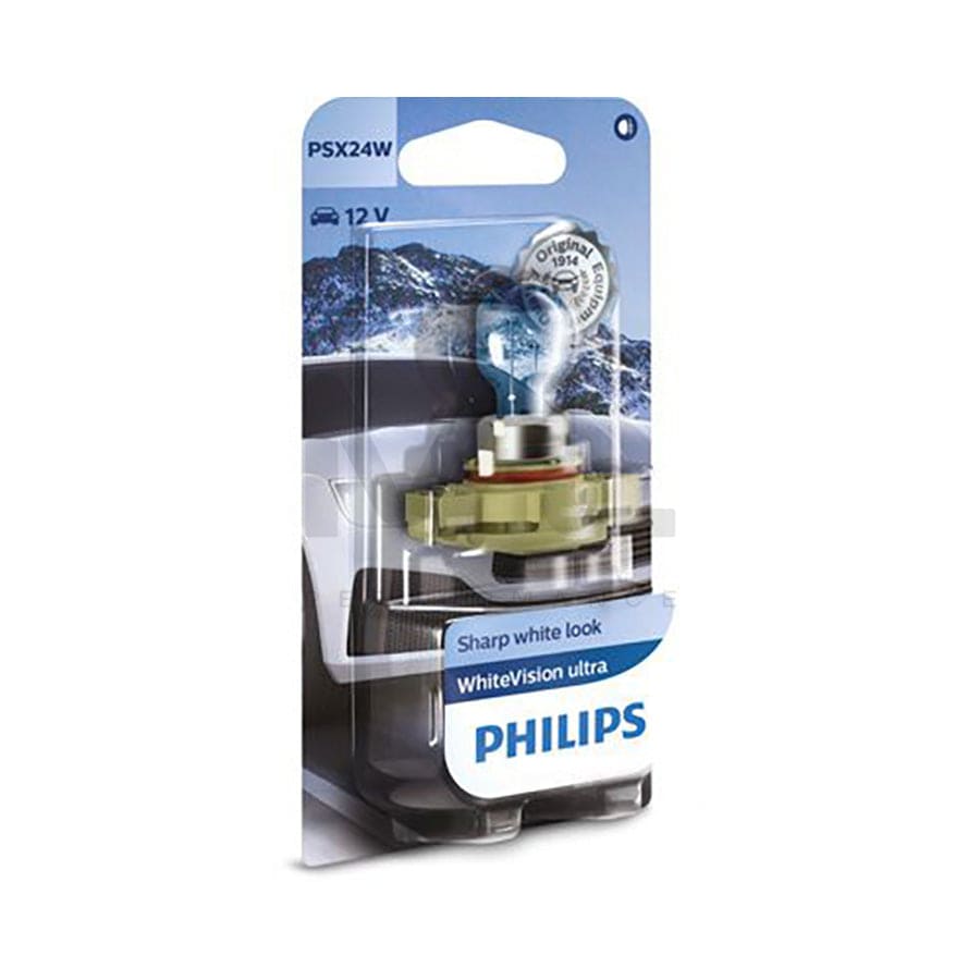 PHILIPS 12276WVUB1 Bulb, indicator 12V 24W, PSX24W, PG20/7 | ML Performance Car Parts