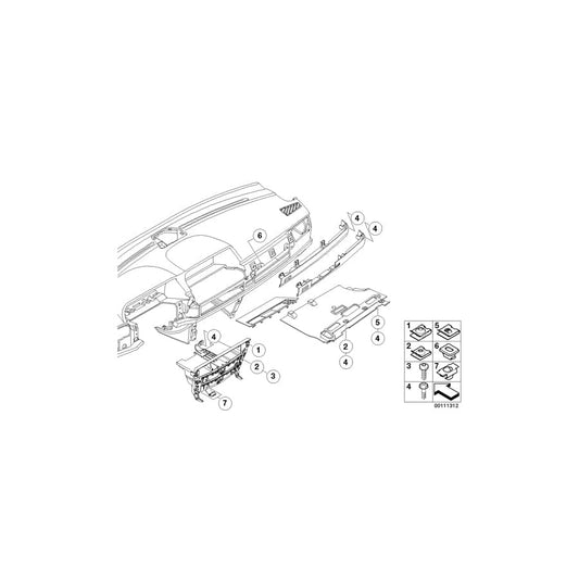Genuine BMW 07129901646 E65 E83 E67 Body Nut ST4,2-3 (Inc. Z4) | ML Performance UK Car Parts