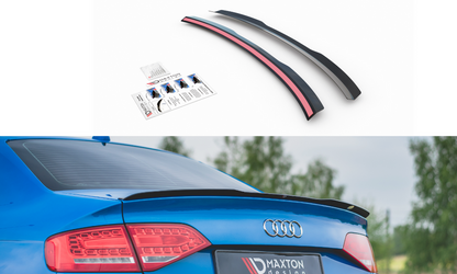 Maxton Design AU-A4-B8-CAP1T Spoiler Cap Audi A4 / A4 S-Line B8 / B8 FL Sedan | ML Performance UK Car Parts