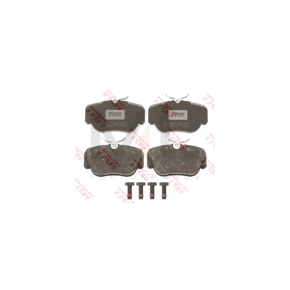 TRW Cotec Gdb817 Brake Pad Set Suitable For Mercedes-Benz 190 (W201) Not Prepared For Wear Indicator, With Brake Caliper Screws, With Accessories | ML Performance Car Parts