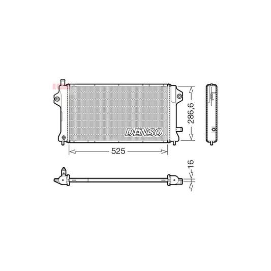 Denso DRM46077 Drm46077 Engine Radiator For Mitsubishi Outlander Iii Off-Road (Gg, Gf) | ML Performance UK