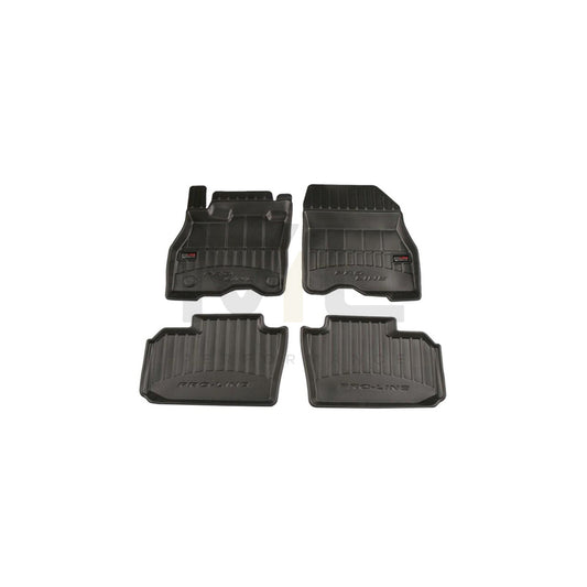 FROGUM Tailored 3D408876 Floor mat set for NISSAN Leaf II (ZE1) Elastomer, Front and Rear, Quantity: 4, Black | ML Performance Car Parts