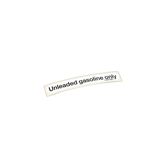 Genuine BMW 51141874981 E12 Label "Unleaded Fuel" (Inc. R 65 RT) | ML Performance UK Car Parts