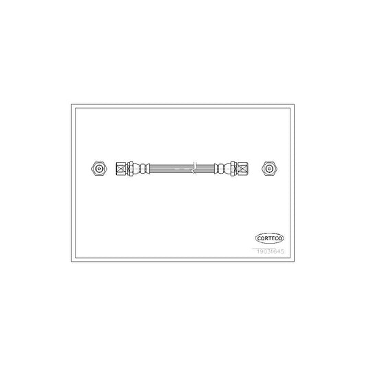 Corteco 19031645 Brake Hose For Daewoo Lanos | ML Performance UK