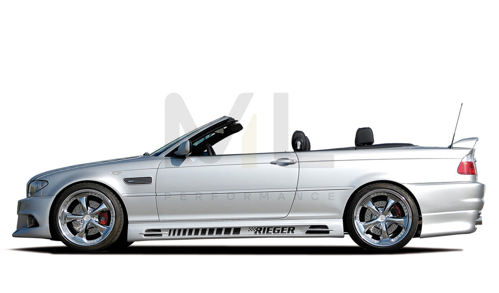 Rieger 00050207 BMW 3 Series E46 Side Skirt (Inc. M3) 8 | ML Performance UK Car Parts