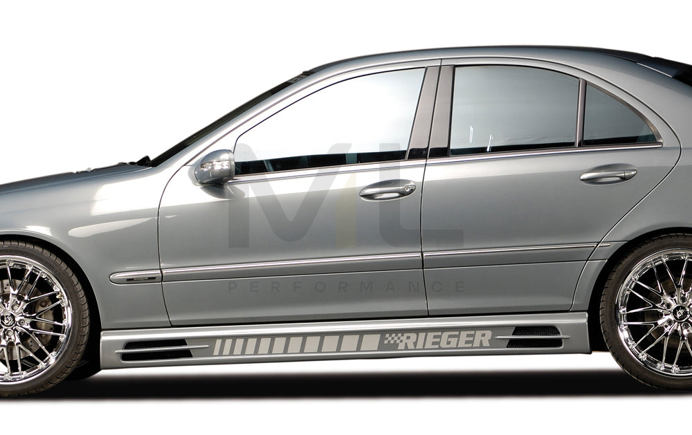 Rieger 00025207 Mercedes-Benz W203 C-Class Side Skirt 1 | ML Performance UK Car Parts