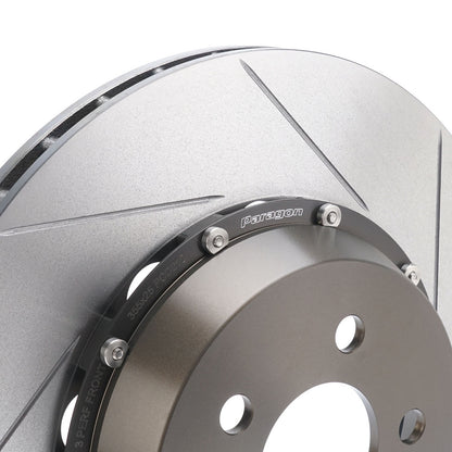 Paragon 2-Piece Brake Discs Front Pair 355mm x 28mm (13.98" x 1.10") - Tesla Model 3 AWD Performance / Model Y