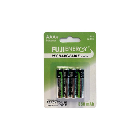 R03 Fuji Energy Rechargeable AAA 350 mAh | ML Performance Battery and Electrical Accessories