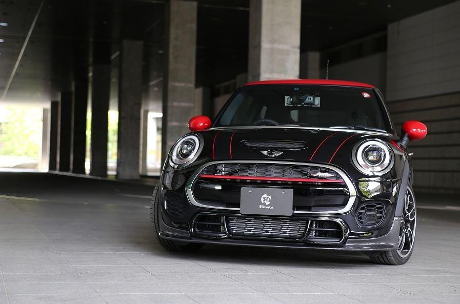 3D Design 3101-25611 Mini Carbon Fiber Front Lip Spoiler