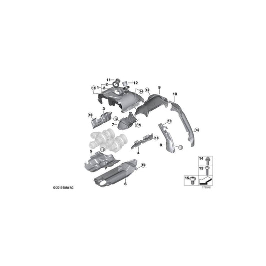 Genuine BMW 11657585807 F13 G14 G16 Sleeve ZYL. 5-8 (Inc. X5 50iX 4.4, M850iX & 650iX 4.0) | ML Performance UK Car Parts