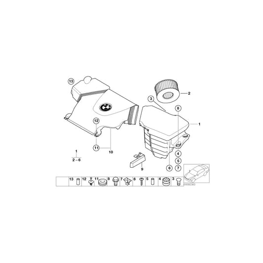 Genuine BMW 07129904960 E70 E83 E71 Screw For Thermoplastic Plastics NS-TS5X20-ZNS3 (Inc. X5 30dX) | ML Performance UK Car Parts