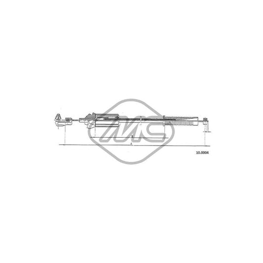 Metalcaucho 80897 Throttle Cable | ML Performance UK Car Parts
