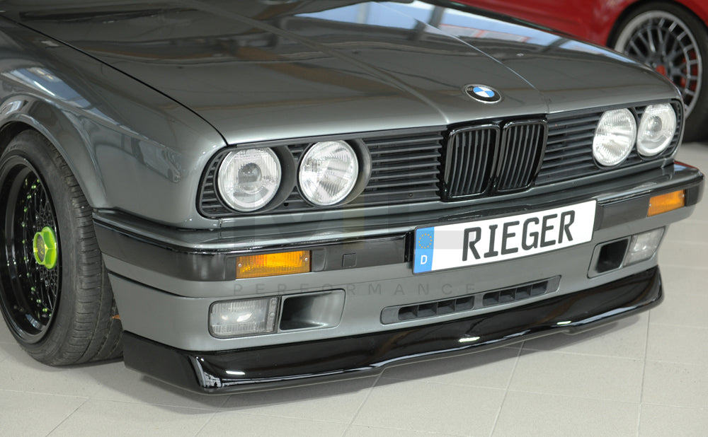 Rieger 00088270 BMW 3 Series E30 Front Splitter 5 | ML Performance UK Car Parts