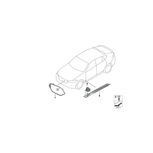 Genuine BMW 63147946670 G06 Holder, Lamp Module, Right (Inc. X6 40i, X6 30iX & X6 40iX) | ML Performance UK