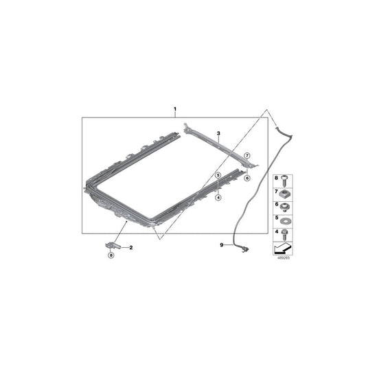 Genuine BMW 54107488437 G32 Cross Member (Inc. 630iX, 620d & 640dX) | ML Performance UK Car Parts