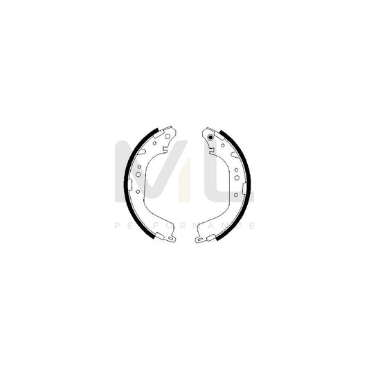 BOSCH 0 986 487 651 Brake Shoe Set | ML Performance Car Parts