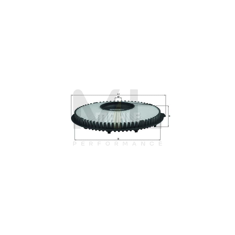 MAHLE ORIGINAL LX 890 Air Filter Filter Insert | ML Performance Car Parts