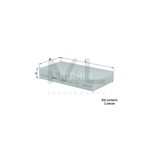MAHLE ORIGINAL LA 168/S Pollen filter Particulate Filter | ML Performance Car Parts