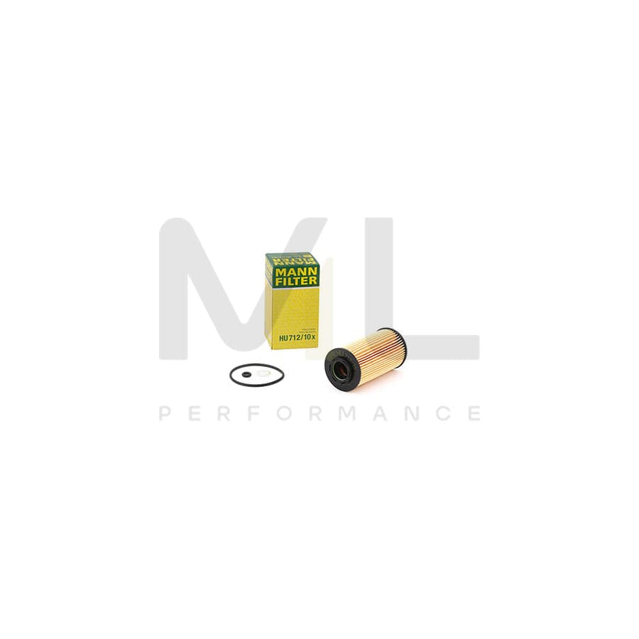 MANN-FILTER HU 712/10 x Oil Filter with seal, Filter Insert | ML Performance Car Parts