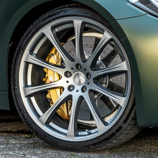 MANHART MHTENSPOKE1100 FOR BMW 5 SERIES  TEN-SPOKE RIM SET  MATTE SILVER GREY