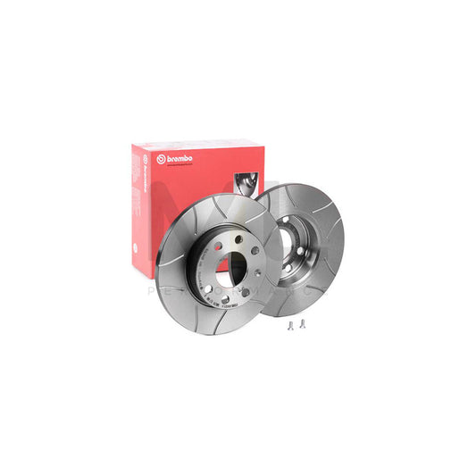 BREMBO MAX LINE 08.4475.75 Brake Disc Slotted, Solid, Coated, with bolts/screws | ML Performance Car Parts