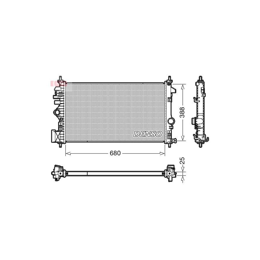 Denso DRM20109 Drm20109 Engine Radiator | ML Performance UK