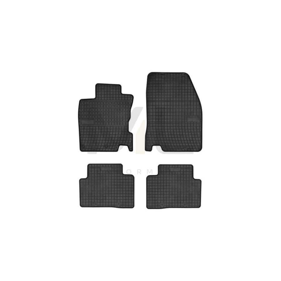 FROGUM Tailored 0457 Floor mat set for NISSAN Qashqai II (J11) Elastomer, Front and Rear, Quantity: 4, Black | ML Performance Car Parts