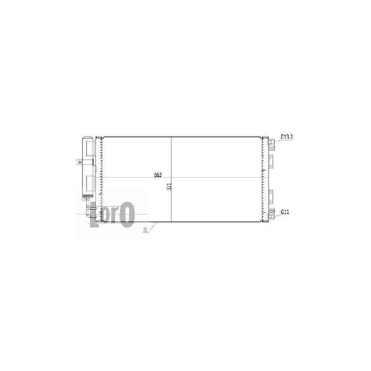 Abakus 0270160002 Air Conditioning Condenser For Land Rover Freelander | ML Performance UK