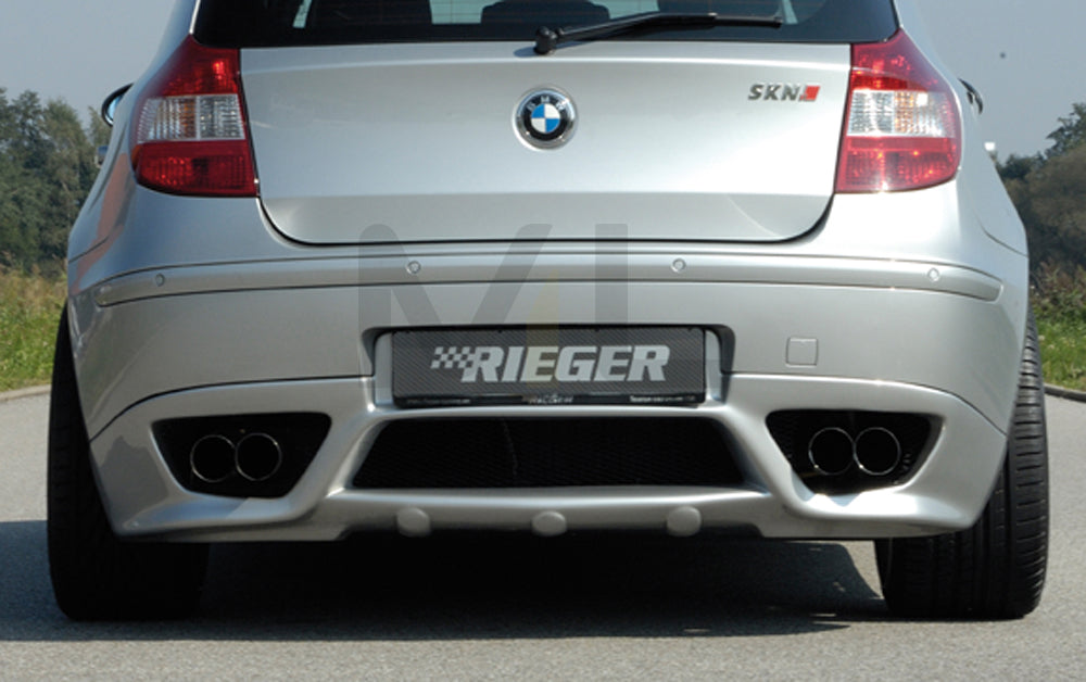 Rieger 00035019 BMW 1 Series E87 Rear Diffuser 1 | ML Performance UK Car Parts