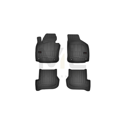 FROGUM Tailored 3D407145 Floor mat set Elastomer, Front and Rear, Quantity: 4, Black | ML Performance Car Parts
