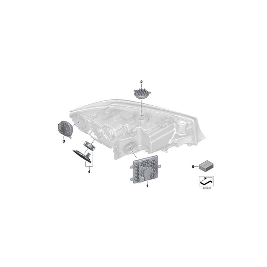 Genuine BMW 63118496140 G20 G29 G05 Led Display For Fan (Inc. 318d, X5 M50iX & X5 40iX) | ML Performance UK