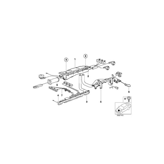 Genuine BMW 12521317912 E36 E36 Covering Upper (Inc. M3 & Z3 M) | ML Performance UK Car Parts