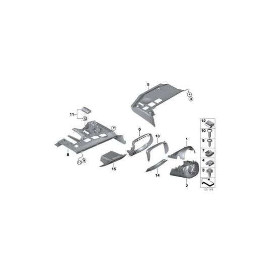 Genuine BMW 07146963839 E61 E53 E92 Screw 4X14mm (Inc. 525d) | ML Performance UK Car Parts