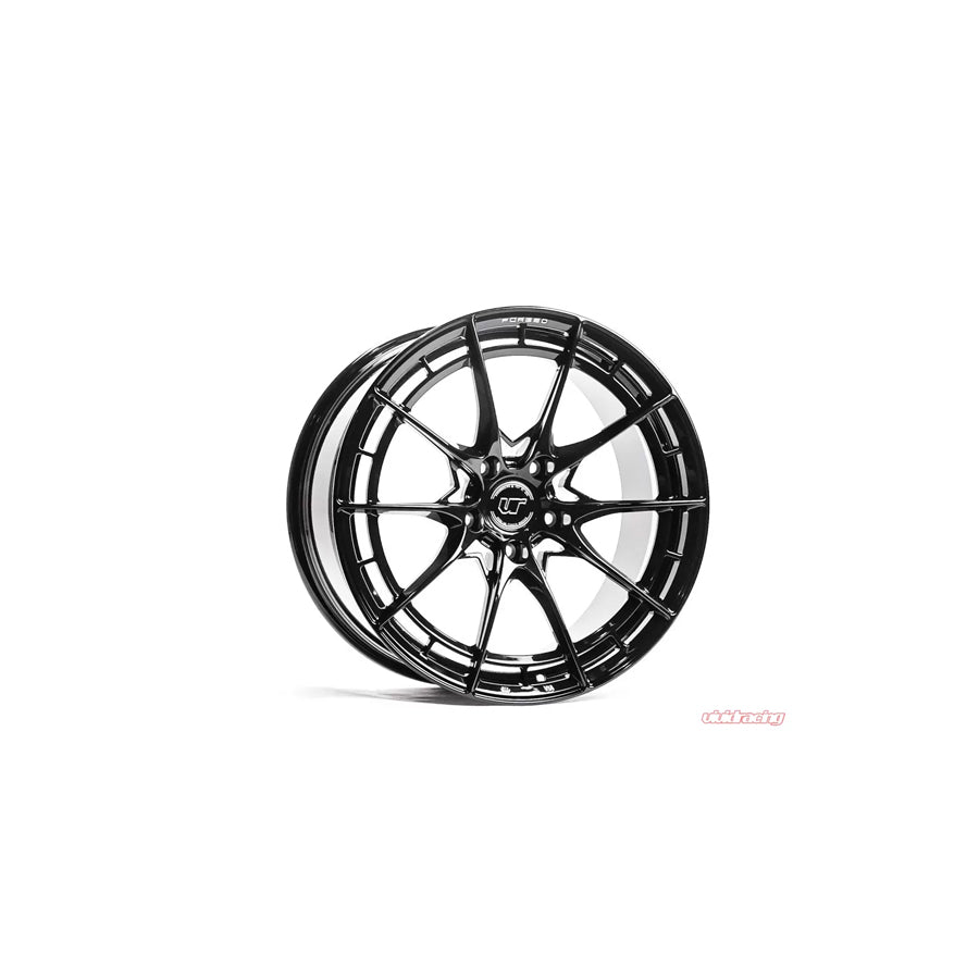 VR Forged D03-R Wheel Package Infiniti G37 19x9.5 19x10.5 Gloss Black