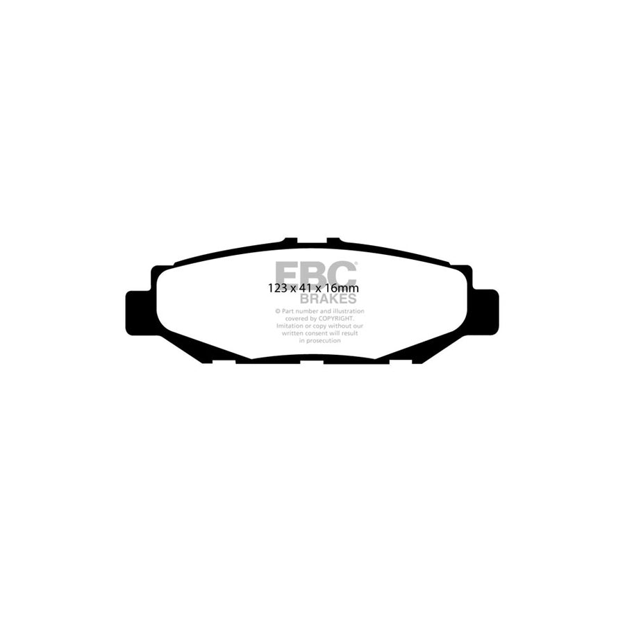 EBC DP3848C Lexus Redstuff Rear Brake Pads (Inc. GS300 & SC400) 2 | ML Performance UK Car Parts