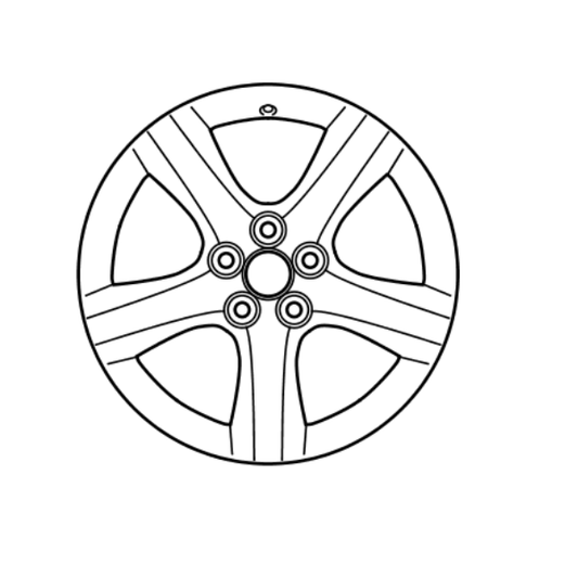 Genuine Lexus 42611-53490 IS Phase 3 Type D front Wheel