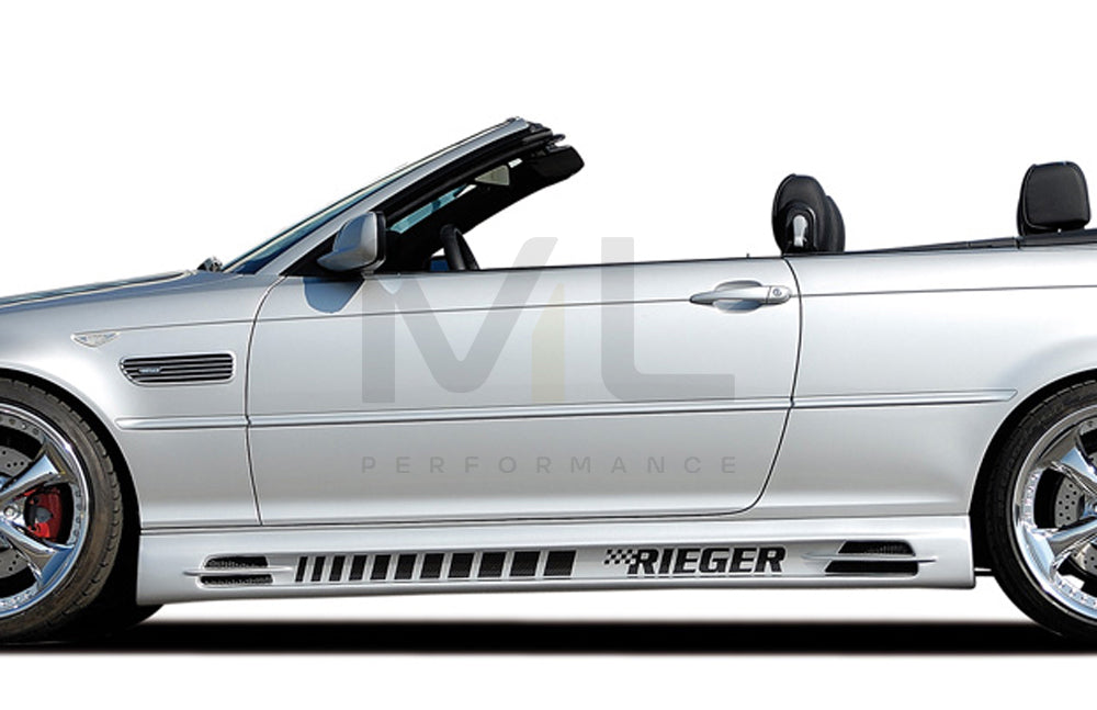 Rieger 00050206 BMW 3 Series E46 Side Skirt (Inc. M3) 1 | ML Performance UK Car Parts