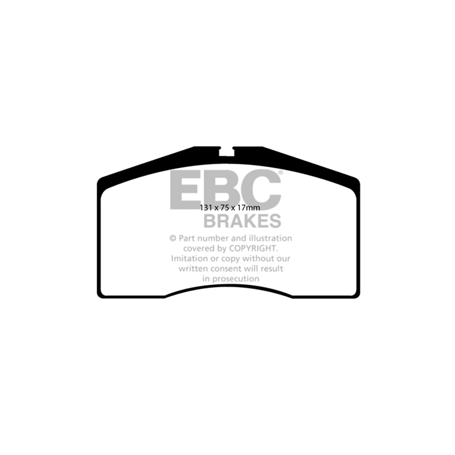 EBC PLK1182R Porsche 928 Orangestuff Pads and Brake Line Track Pack - Brembo Caliper 2 | ML Performance UK Car Parts