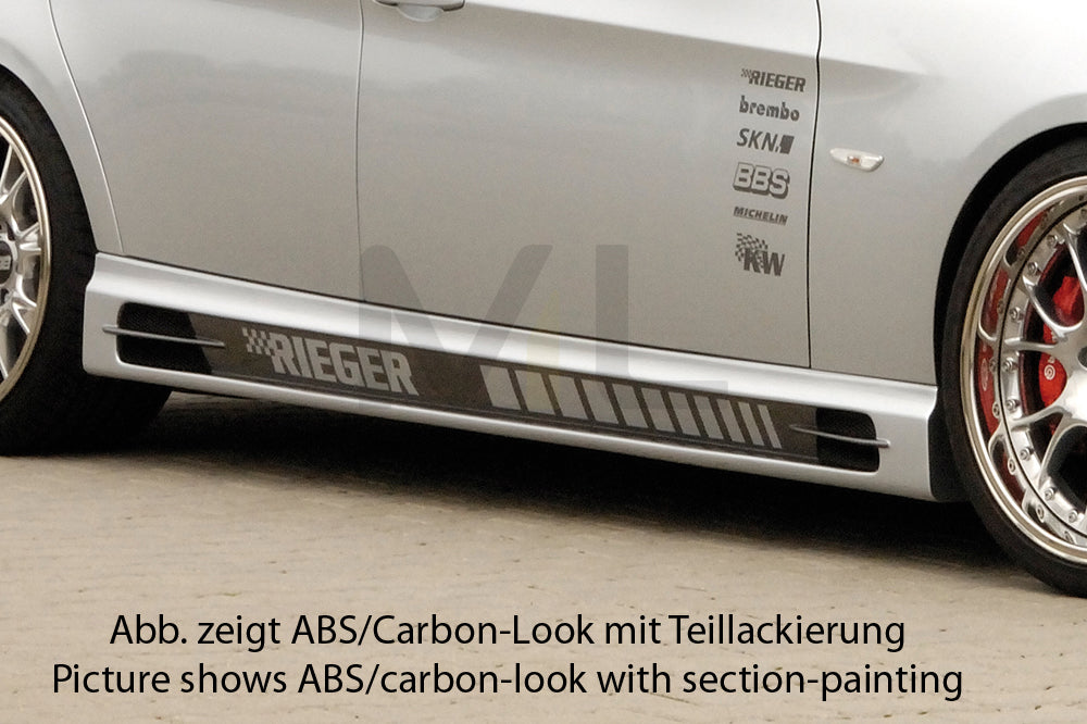 Rieger 00099548 BMW 3 Series E90 E91 Side Skirt 1 | ML Performance UK Car Parts