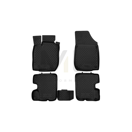 WALSER Tailored, XTR 75135 Floor mat set Elastomer, Front and Rear | ML Performance Car Parts