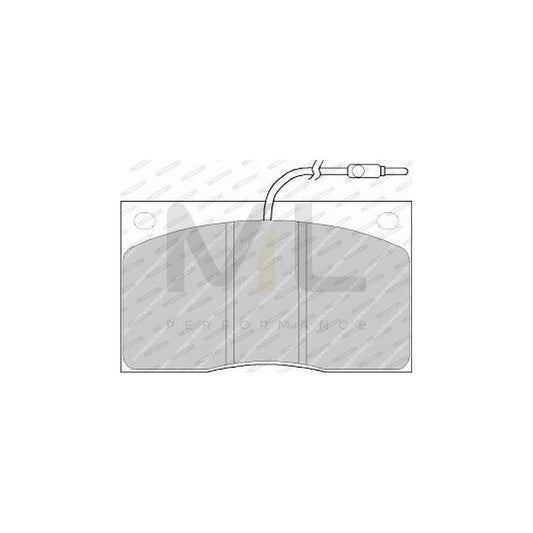 Ferodo Premier Eco Friction Fdb1663 Brake Pad Set Incl. Wear Warning Contact, Without Accessories | ML Performance Car Parts