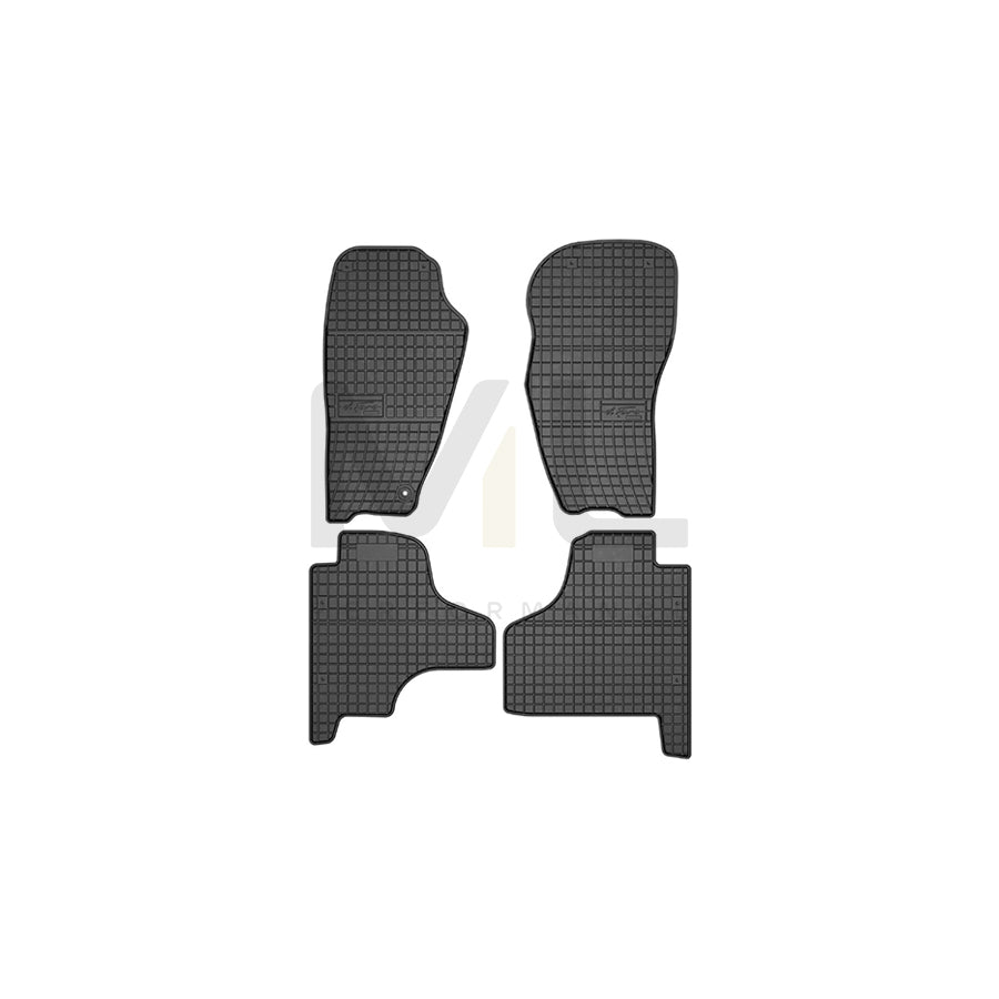 FROGUM Tailored, Basic 411234 Floor mat set for JEEP Cherokee IV (KK) Elastomer, Front and Rear, Quantity: 4, Black | ML Performance Car Parts