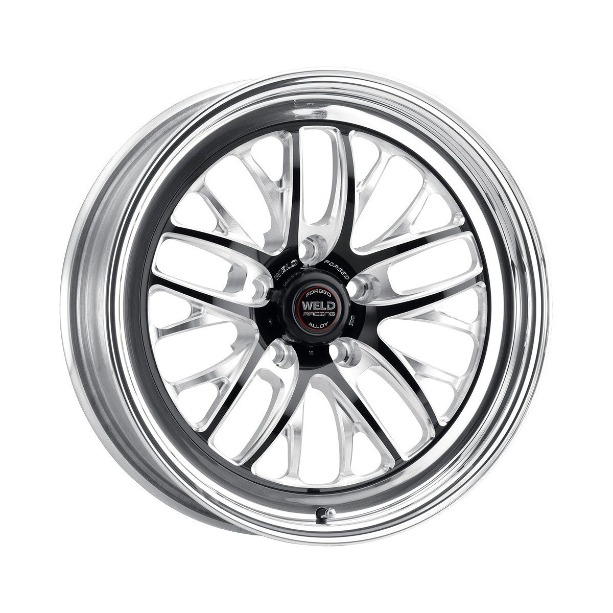Weld 82HB7070A42A S82 Wheel 17x7 5x4.5 ET5 BS4.2 Black Center - Polished Shell