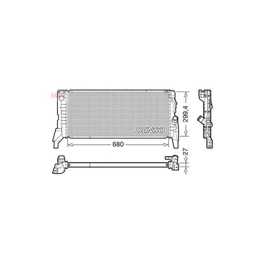 Denso DRM05119 Drm05119 Engine Radiator For Mini Hatchback | ML Performance UK