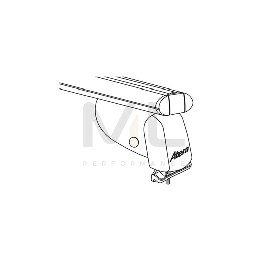 ATERA SIGNO 045326 Roof bars for AUDI Q7 (4MB) for cars without rails, 122 cm, 100 kg, Aluminium | ML Performance Car Parts