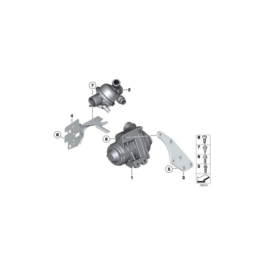 Genuine BMW 11537580626 F07 F02 F11 Holder (Inc. 740Li, 535iX & 528i) | ML Performance UK Car Parts