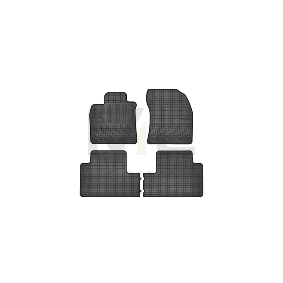 FROGUM Tailored 0802 Floor mat set for TOYOTA Avensis III Saloon (T27) Elastomer, Front and Rear, Quantity: 4, Black | ML Performance Car Parts